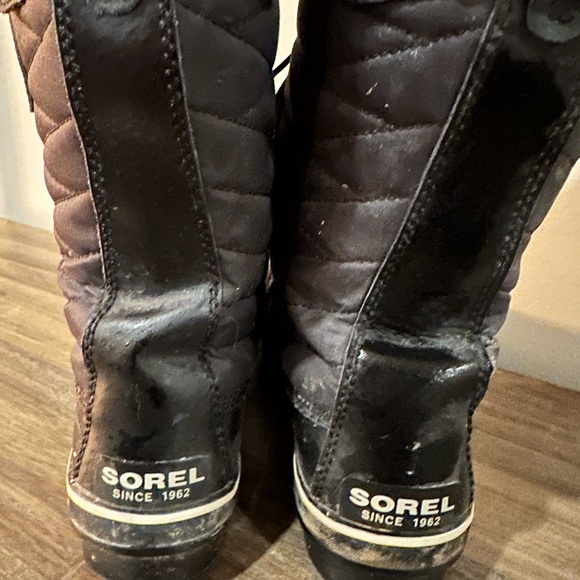 Black waterproof winter SOREL Boots - Picture 3 of 4